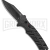 Boker Plus Strike Black Automatic Knife - Black Plain 1 Boker Plus Strike Black Automatic Knife - Black Plain -Kershaw Store Boker Plus Strike Bowie Auto Black Black BHQ 125300 jr large