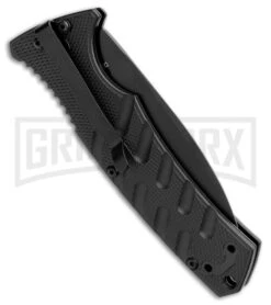 Boker Plus Strike Automatic Knife - Dagger Black Plain 8 Boker Plus Strike Automatic Knife - Dagger Black Plain -Kershaw Store Boker Plus Strike Dagger Auto Black Black 01BO428NSOI BHQ 97035 jr side large