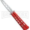 Boker Plus 01BO712 Red G-10 Balisong Trainer Butterfly Trainer - Satin