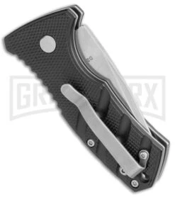 Boker Stubby Strike Black Automatic Knife - Stonewash -Kershaw Store Boker Stubby Strike CA Legal Auto SW 01BO440NSOI BHQ 99646 jr side large