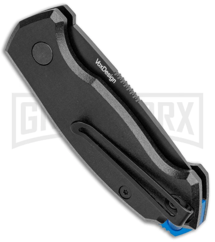 Boker Vox Kompakt CA Legal Automatic Knife - Drop Point Black Plain 5 Boker Vox Kompakt CA Legal Automatic Knife - Drop Point Black Plain - Image 3