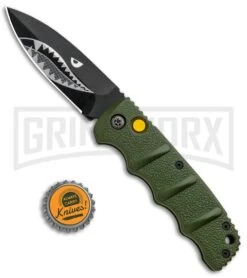 Boker Kalashnikov Warhawk Automatic Knife - D2 Dagger Black Plain -Kershaw Store Boker Warhawk Kalashnikov Dagger Auto Black 01KALS41NSOI BHQ 92862 jr bottlecap large