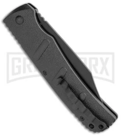 Boker XXL Kalashnikov Automatic Knife - Black Bowie -Kershaw Store Boker XXL Kalashnikov Bowie Auto Black BHQ 99623 jr side large