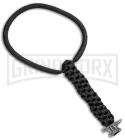 Buck Knives Buck Standard Lanyard With Pewter Anvil Bead - Black
