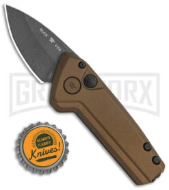 Buck Knives Buck Deploy Bronze Mini Automatic Knife - Gray Plain 9 Buck Knives Buck Deploy Bronze Mini Automatic Knife - Gray Plain -Kershaw Store Buck Deploy Mini Auto Burnt Bronze Gray 0839BRS1 BHQ 146022 jr bottlecap large