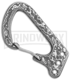 Buck N Bear BNB1228EDC Damascus Carabiner Keychain Tool