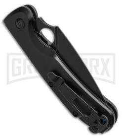 Daggerr Knives Arrow Black Aluminum Automatic Knife - Black Plain -Kershaw Store Daggerr Knives Arrow Automatic Knife Black Aluminum 3in Black D2 BHQ 183396 td side large