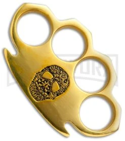 PANTHER Day Of The Dead Paper Weight Brass Knuckles - Black