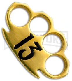 PANTHER Lucky Thirteen Paper Weight Brass Knuckles - Black