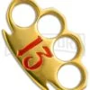 PANTHER Lucky Thirteen Paper Weight Brass Knuckles - Red -Kershaw Store Dalton Knuckles Lucky Thirteen Red BR 249 M 13 RED BP 18762 jr large