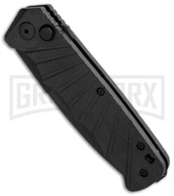 Delta Force Automatic Knife Black Aluminum - Black Partially Serrated 7 Delta Force Automatic Knife Black Aluminum - Black Partially Serrated -Kershaw Store Delta Force Auto Black Molded Plastic Black Partially Serrated GX 33539 jr spine large