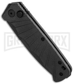 Delta Force Automatic Knife Black Aluminum - Black Plain -Kershaw Store Delta Force Auto Black Molded Plastic Black Plain GX 33538 jr spine large