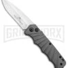 Delta Force Automatic Knife Gray Aluminum - Satin Plain 1 Delta Force Automatic Knife Gray Aluminum - Satin Plain -Kershaw Store Delta Force Auto Gray Molded Plastic Satin Plain GX 33544 jr large