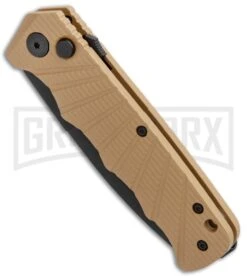 Delta Force Automatic Knife Tan Aluminum - Black Serrated 7 Delta Force Automatic Knife Tan Aluminum - Black Serrated -Kershaw Store Delta Force Auto Tan Aluminum Black Serr GX 34164 jr spine large