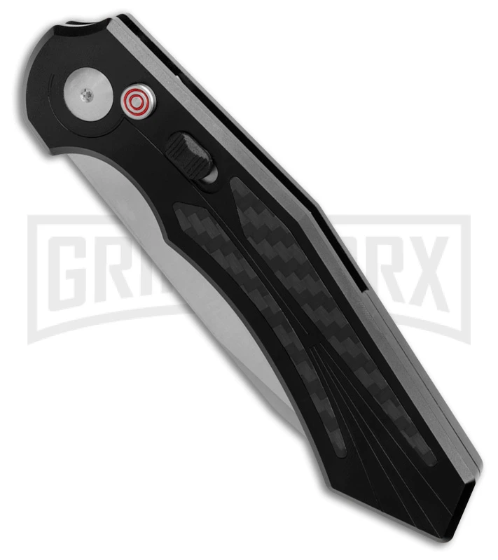 Diablo Automatic Knife Black Aluminum - Satin Plain 4 Diablo Automatic Knife Black Aluminum - Satin Plain - Image 2