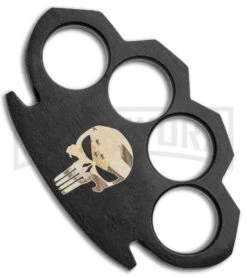 Fat Boy Black Skull Stainless Steel Paper Weight Knuckles