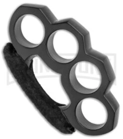 Fat Boy Classic Paper Weight Knuckles (Matte Black) (suede) -Kershaw Store Fat Boy Classic Paper Weight Knuckles Matte Black Wrapped GX 37884 jr top large