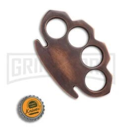 Fat Boy Heavy Duty Copper Finish Paper Weight Knuckle 7 Fat Boy Heavy Duty Copper Finish Paper Weight Knuckle -Kershaw Store Fat Boy Heavy Duty Copper Finish Paper Weight Knuckle GX 32748 er bottlecap large