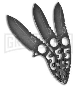 Frost Cutlery Black Hole 8" Throwing Knife - Set Of 3