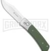 Ganzo Knives G747-1-GR Green G-10 Automatic Knife - Clip Point Satin -Kershaw Store Ganzo Knives Green G 10 Auto CP Satin G747 1 GR BP 25407 jr large