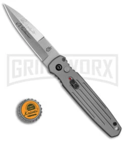 Gerber Covert Gray Automatic Knife - Stonewash Plain 10 Gerber Covert Gray Automatic Knife - Stonewash Plain -Kershaw Store Gerber Auto Covert Tactical Gray SW BHQ 67393 er bottlecap large