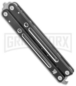 Kershaw Store -Kershaw Store Instaknives Black Balisong Tanto Trainer Blade GX 37598 jr spine large