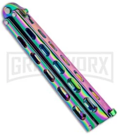 Jaguar Spectrum Balisong Butterfly Knife - Spectrum 8 Jaguar Spectrum Balisong Butterfly Knife - Spectrum -Kershaw Store Jaguar Champagne Balisong Butterfly Spectrum BUTT 1090RB GX 34201 jr side large