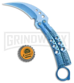 Karambit Tactical Blue Butterfly Knife Limited Edition - Blue -Kershaw Store Karambit Tactical Gold Butterfly Limited Edition Blue GX 39597 jr bottlecap large