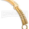 Karambit Tactical Gold Butterfly Knife Limited Edition - Gold -Kershaw Store Karambit Tactical Gold Butterfly Limited Edition Gold GX 39598 jr large