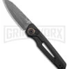 Kershaw Launch 11 Black Aluminum Automatic Knife - Damascus Plain -Kershaw Store Kershaw Auto Launch 11 Black Aluminum Damascus BHQ 175624 jr large