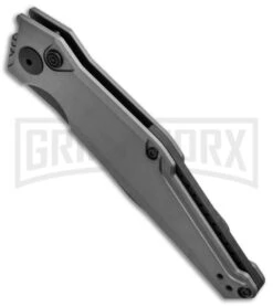 Kershaw Launch 7 Galyean Gray Automatic Knife - Black Plain -Kershaw Store Kershaw Galyean Launch 7 Gray Black 7900GRYBLK BHQ 52153 jr spine large