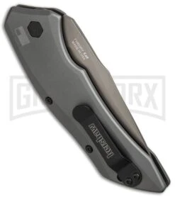 Kershaw Launch 1 Gray Automatic Knife - Gray DLC Plain -Kershaw Store Kershaw Launch 1 Gray Alum Gray DLC 7100GRY BHQ 68949 jr side large