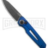 Kershaw Launch 11 Blue Aluminum Automatic Knife - Blackwash Plain -Kershaw Store Kershaw Launch 11 Auto Blue Aluminum Blackwash BHQ 178234 jr large