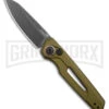 Kershaw Launch 11 OD Green Aluminum Automatic Knife - Blackwash Plain 1 Kershaw Launch 11 OD Green Aluminum Automatic Knife - Blackwash Plain -Kershaw Store Kershaw Launch 11 Auto OD Green Aluminum Blackwash BHQ 178231 jr large