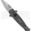Kershaw Launch 12 CA Legal Black Automatic Knife - Stonewash Plain 1 Kershaw Launch 12 CA Legal Black Automatic Knife - Stonewash Plain -Kershaw Store Kershaw Launch 12 Call Legal Stiletto Auto Grey KER7130GRYSW BHQ 114624 jr large