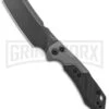 Kershaw Launch 14 Automatic Knife Cleaver Gray Aluminum - Black Stonewash Plain