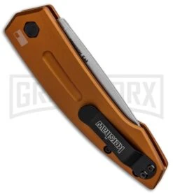 Kershaw Launch 2 Bronze Aluminum Automatic Knife - Stonewash Plain 8 Kershaw Launch 2 Bronze Aluminum Automatic Knife - Stonewash Plain -Kershaw Store Kershaw Launch 2 Auto Bronze Alum SW KER7200EBSW BHQ 90333 jr side large