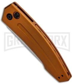 Kershaw Launch 2 Bronze Aluminum Automatic Knife - Stonewash Plain 7 Kershaw Launch 2 Bronze Aluminum Automatic Knife - Stonewash Plain -Kershaw Store Kershaw Launch 2 Auto Bronze Alum SW KER7200EBSW BHQ 90333 jr spine large