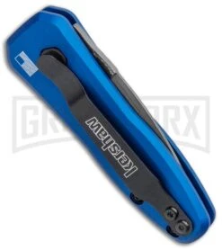 Kershaw Launch 4 Damascus Automatic Knife Blue CA Legal - Plain 13 Kershaw Launch 4 Damascus Automatic Knife Blue CA Legal - Plain -Kershaw Store Kershaw Launch 4 CA Legal Auto Blue Damascus 7500BLUDAM BHQ 91856 jr side large