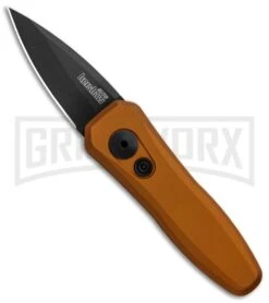 Kershaw Launch 4 Bronze Automatic Knife CA Legal - Black Plain