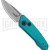 Kershaw Launch 9 Teal Automatic Knife CA Legal - Stonewash Plain -Kershaw Store Kershaw Launch 9 Auto Blue Working KER7250TEALSW BHQ 115103 jr large