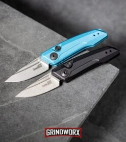 Kershaw Launch 9 Black Automatic Knife CA Legal - Stonewash Plain -Kershaw Store Kershaw Launch 9 Automatic Knife Teal Working 7250TEALSW BHQ 115103 kp slate web large