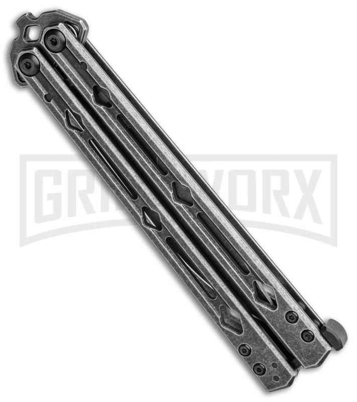 Kershaw Lucha Balisong Butterfly Knife - Stainless Steel BlackWash 5 Kershaw Lucha Balisong Butterfly Knife - Stainless Steel BlackWash - Image 3
