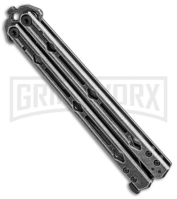 Kershaw Lucha Balisong Butterfly Knife - Stainless Steel BlackWash 4 Kershaw Lucha Balisong Butterfly Knife - Stainless Steel BlackWash - Image 2