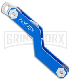 KEYDISK KeyDisk Mini Satin Gun Blue KYD003 -Kershaw Store Keydisk Mini Satin Blue BHQ 94122 jr spine large