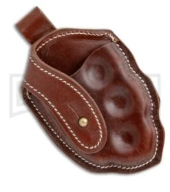 Leather Sheath For Brass Knuckles (Brown) -Kershaw Store Leather Sheath For Brass Knuckles Brown GX 35239 LS 2 large