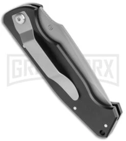 Delta Force M-14 D/A Black Carbon Fiber Tanto Knife - Bead Blast -Kershaw Store M 14 Dual Action Auto Tanto BB GX 38406 jr side large