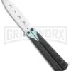 M-Tech Snake Eye Balisong Butterfly Trainer - Black / Satin -Kershaw Store M Tech Snake Eye Balisong Butterfly Trainer Black Satin BUTT PK 1157S GX 36722 jr large