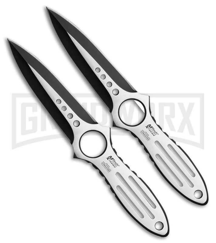 M-Tech Xtreme Double Threat 8" Throwing Knife Set MX-8095 3 M-Tech Xtreme Double Threat 8" Throwing Knife Set MX-8095