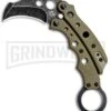 Mantis Vuja De Desert G-10 Balisong Karambit Butterfly Knife - Black SW Plain 2 Mantis Vuja De Desert G-10 Balisong Karambit Butterfly Knife - Black SW Plain -Kershaw Store Mantis Vuja De Balisong Karambit Crossover Desert Tan G 10 Black SW MANMK4DTSW BHQ 56613 jr large